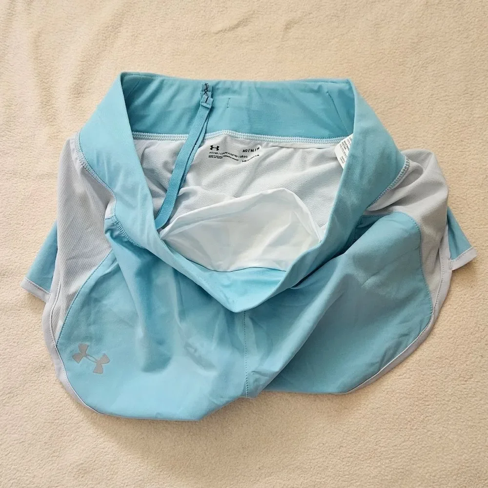 Under Armour Blue Fitted Speedpocket Running Shorts